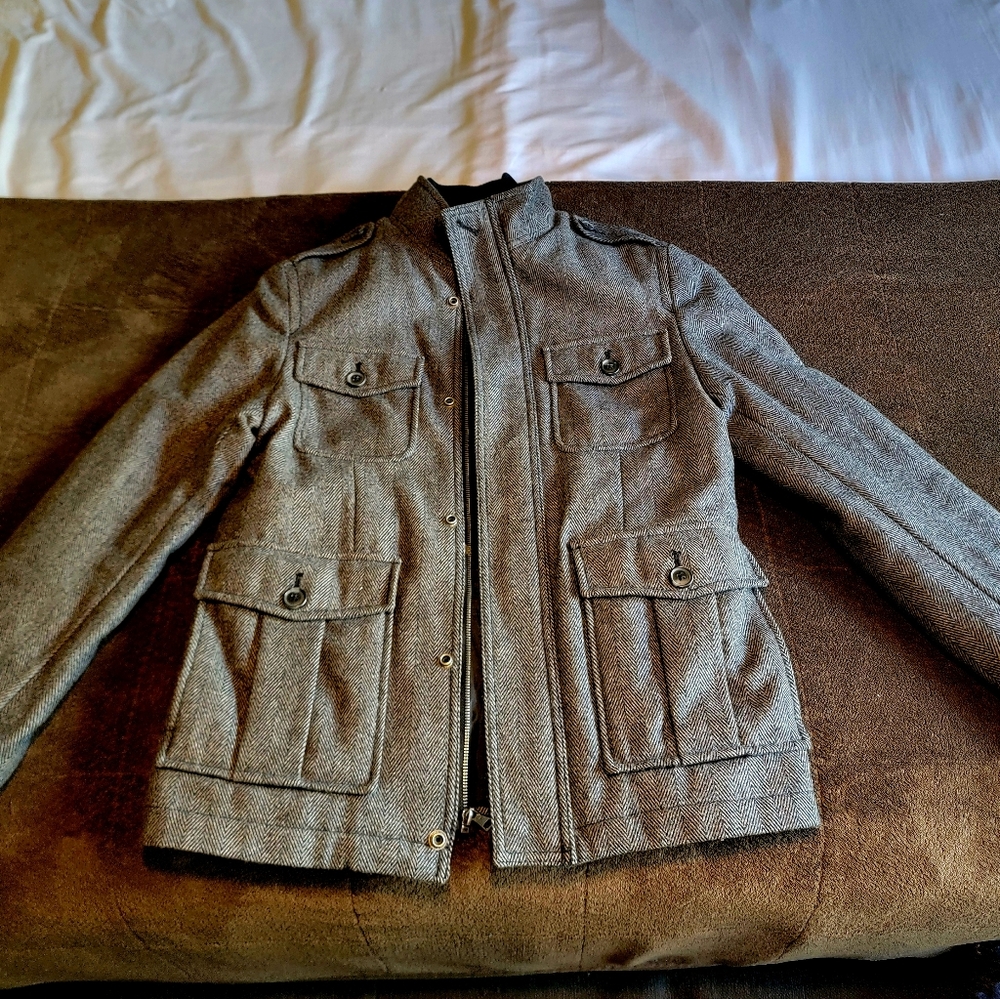 Merona Four Pocket Military-Style Coat